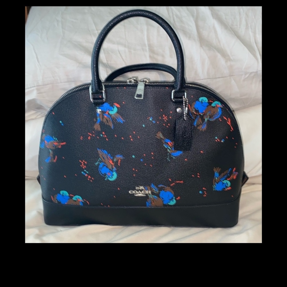 Coach F23456 Bird Print Sierra Satchel Like new condition - Picture 1 of 6